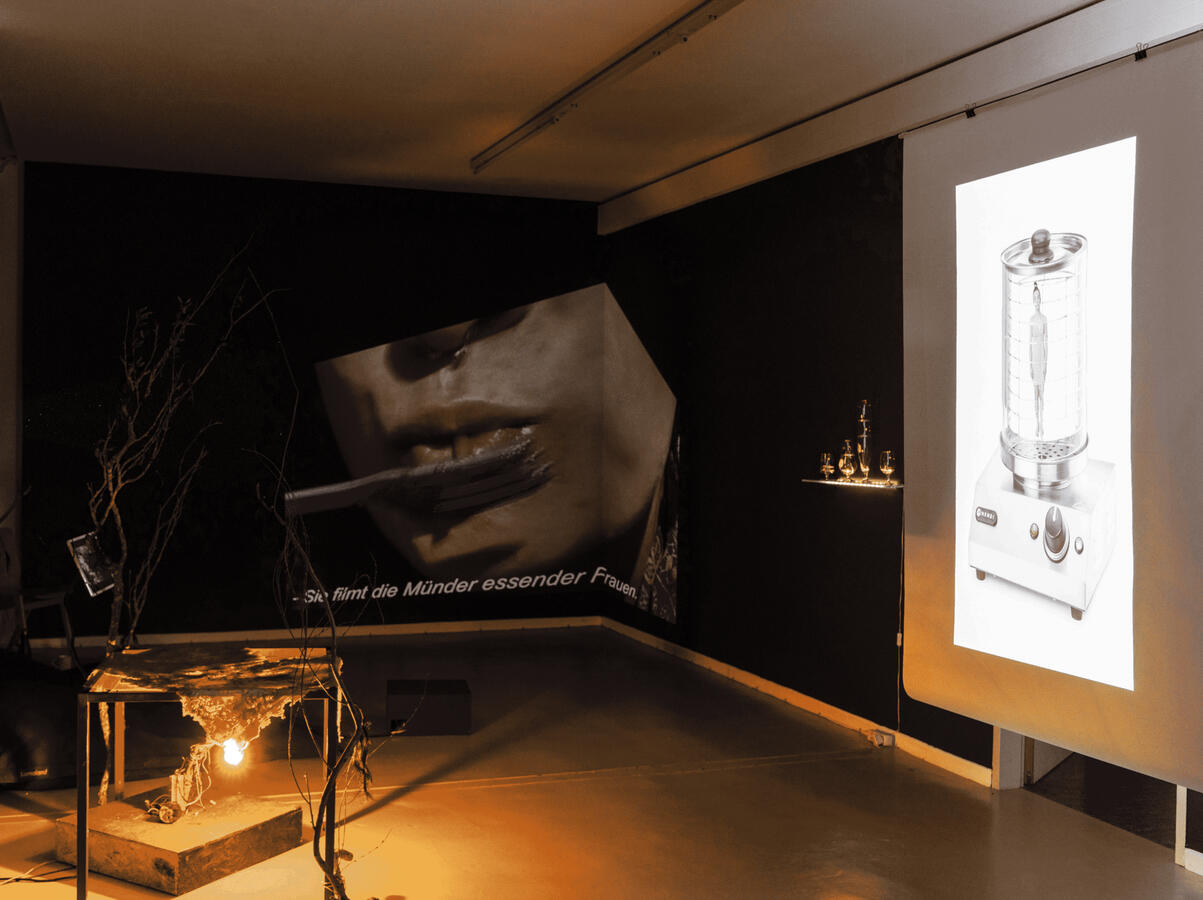 exhibition view during annual exhibition of Kunsthochschule Kassel