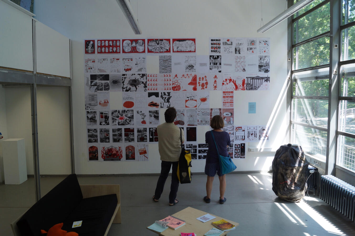 exhibition view during Rundgang Kunsthochschule Kassel